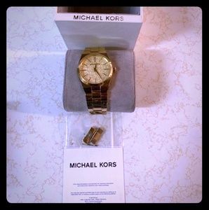 Michael kors all gold watch